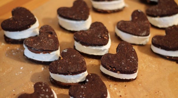 Schoko-Marshmallow-Kekse-bauen